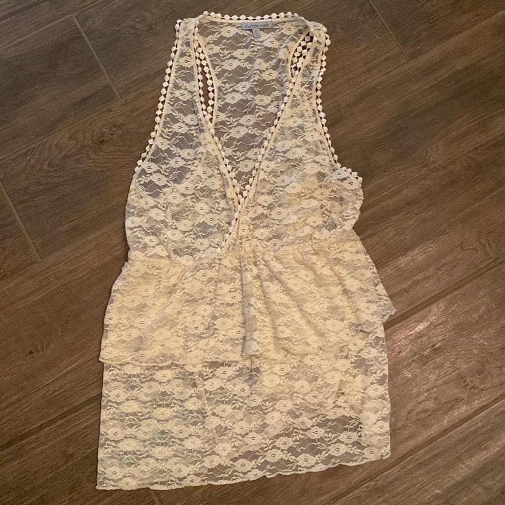 Lace Racerback Tank